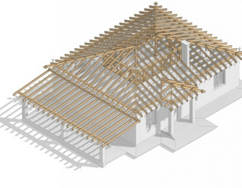 Проект одноэтажного дома и бани 020